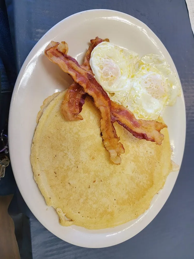 Eggs Bacon Pancake Combo