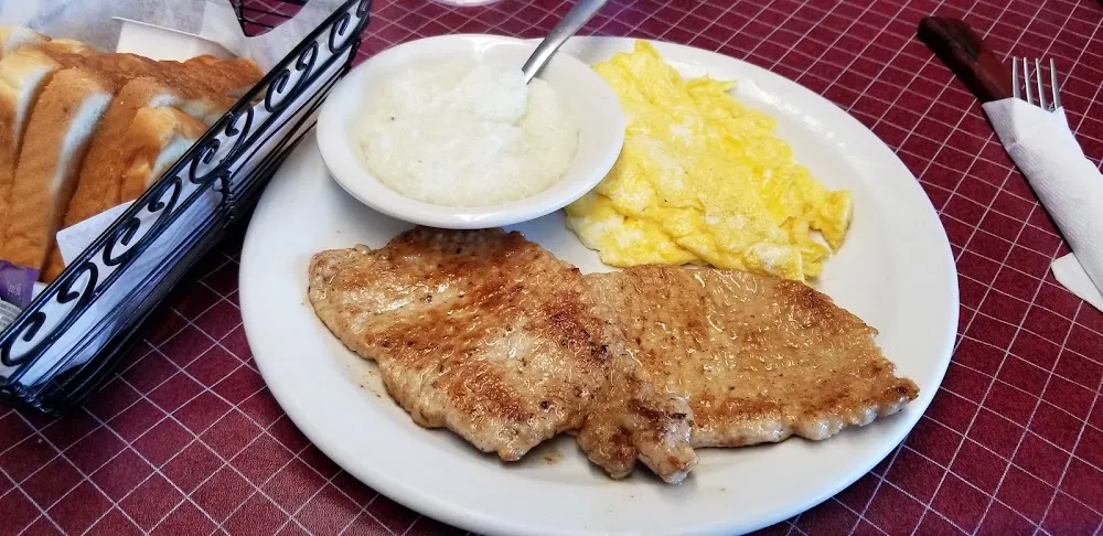 Pork Chops and Eggs
